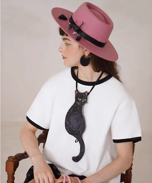 Black Cat Tie